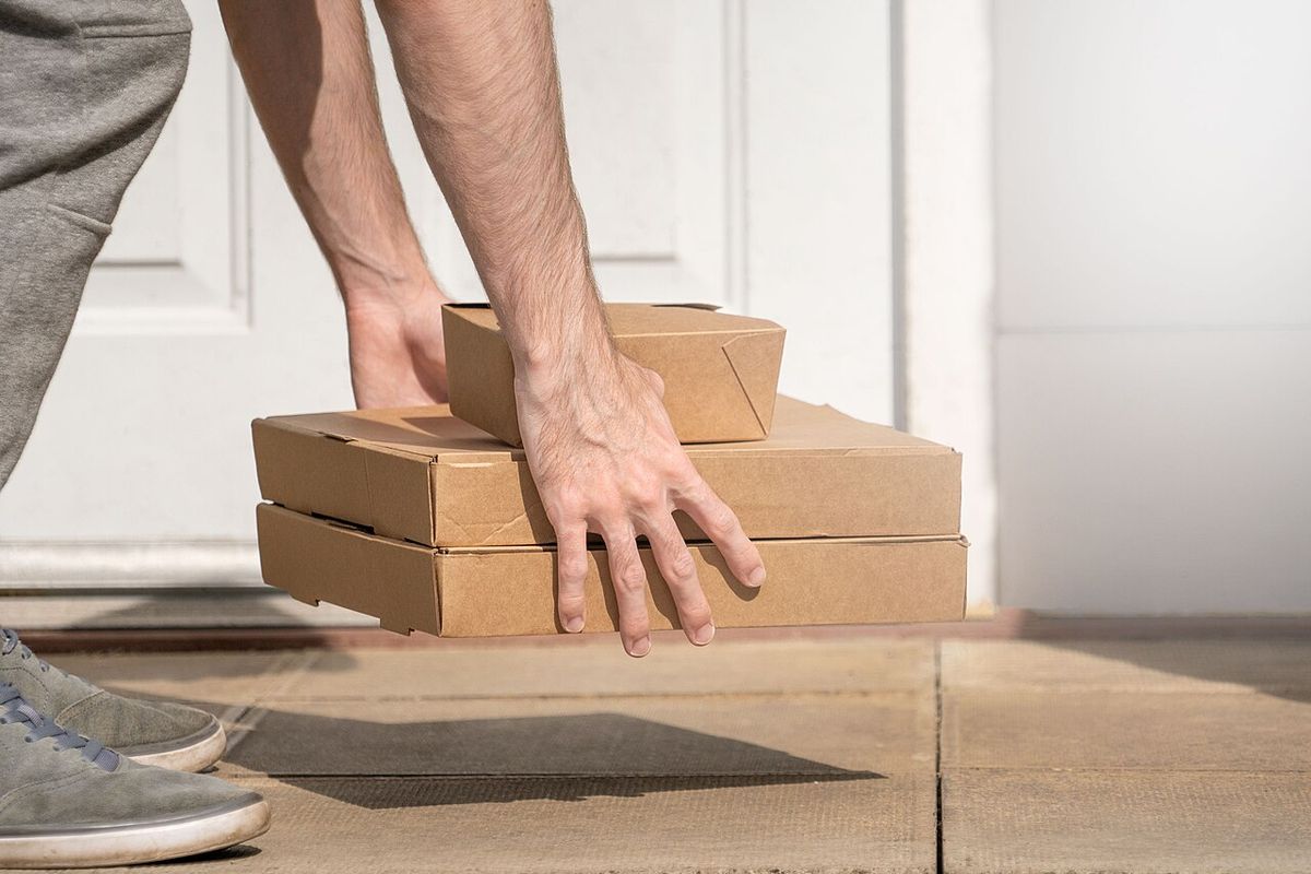 Placeholder photo for a delivery driver (stock photo)